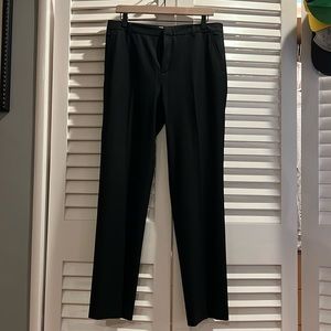 ZARA Woman Straight Leg Black Trousers - Size 10 (Like New)